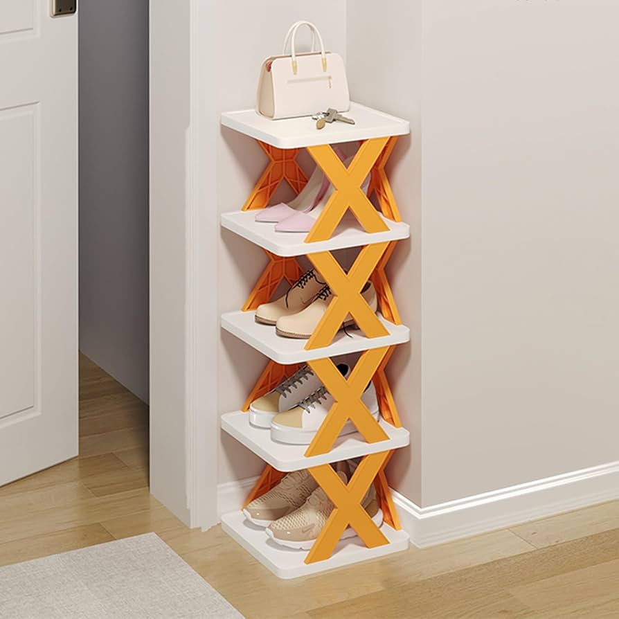 X-Shaped Shoe Rack