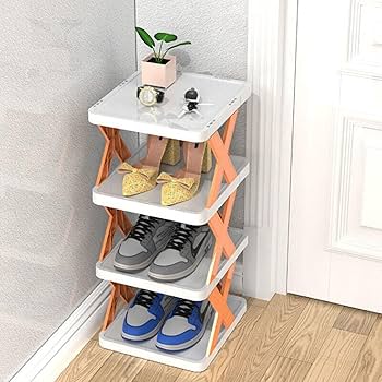 X-Shaped Shoe Rack