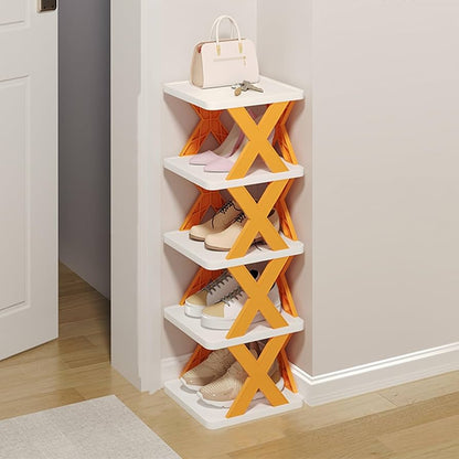 X-Shaped Shoe Rack